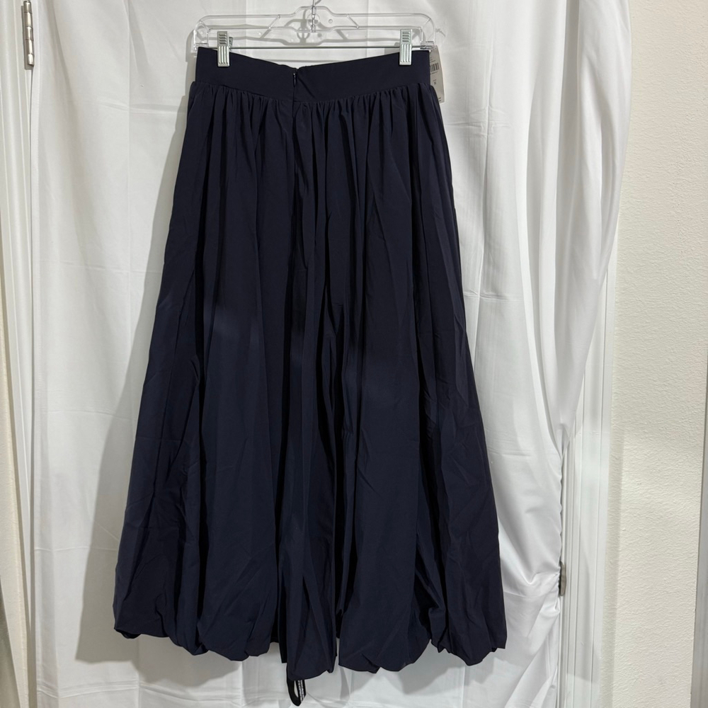 NEW Extrovert Anthropologie Lily Navy Maxi Skirt Size M